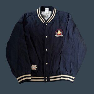 Vintage Disney Winnie The Pooh Bear Essentials Navy Varsity Jacket XL